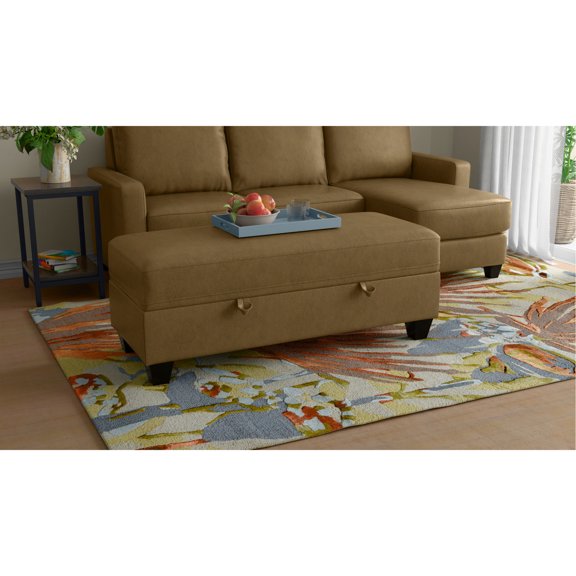 Quick - Setup & Transitional Style - Easily Set Up Ottoman for a Classy Home Decor