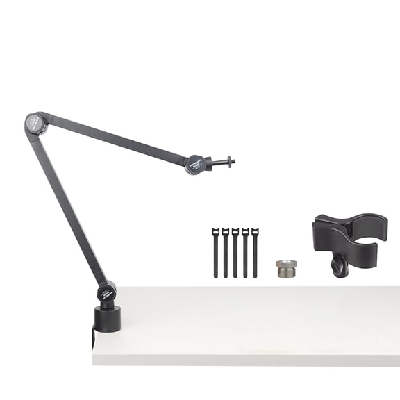 Quick Setups Lightweight Overhead Microphone Mount Stand Holder For Studio Recording And Video Broadcasting