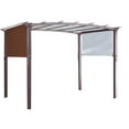 thumbnail image 1 of Quick Setups Replacement Gazebo Top Tear Resistant Windproof Design 190T Polyester Fabric For Outdoor Pergola And Backyard Shade, 1 of 8