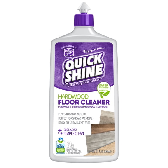 Quick Shine Hardwood Liquid Floor Cleaner, 27 fl. oz., Fresh Clean Scent