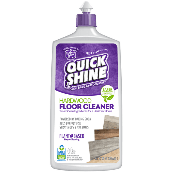 Quick Shine Hardwood Liquid Floor Cleaner, 27 fl. oz., Fresh Clean Scent