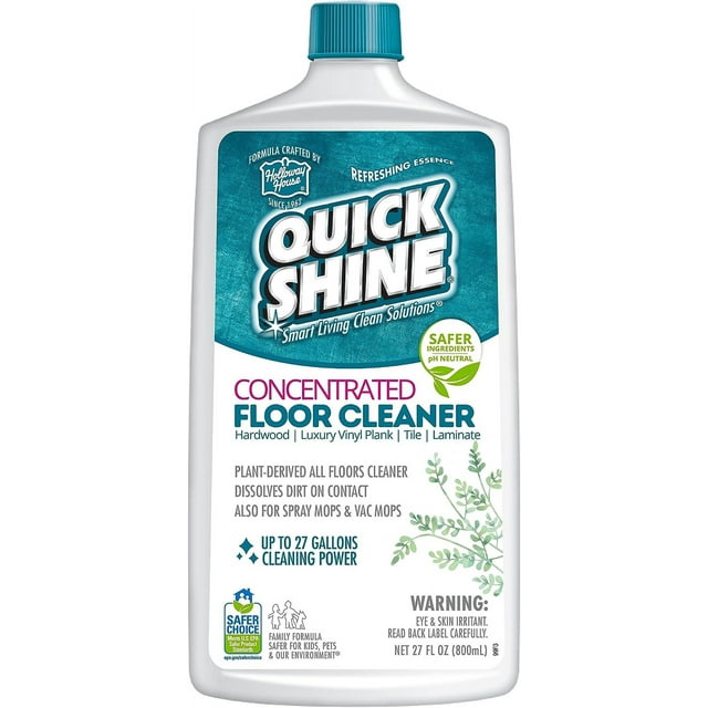 Quick Shine Multi Surface Concentrated Floor Cleaner 27oz , Use on