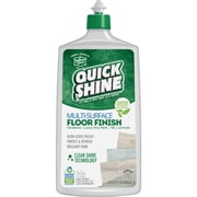 Quick Shine Multi Surface Floor Finish 27oz, 2Pk Cleaner & Polish to use on Hardwood, Laminate, Luxury Vinyl Plank LVT, Tile & Stone Safer Choice w/Clean Shine Technology Shine-Protect-Refresh