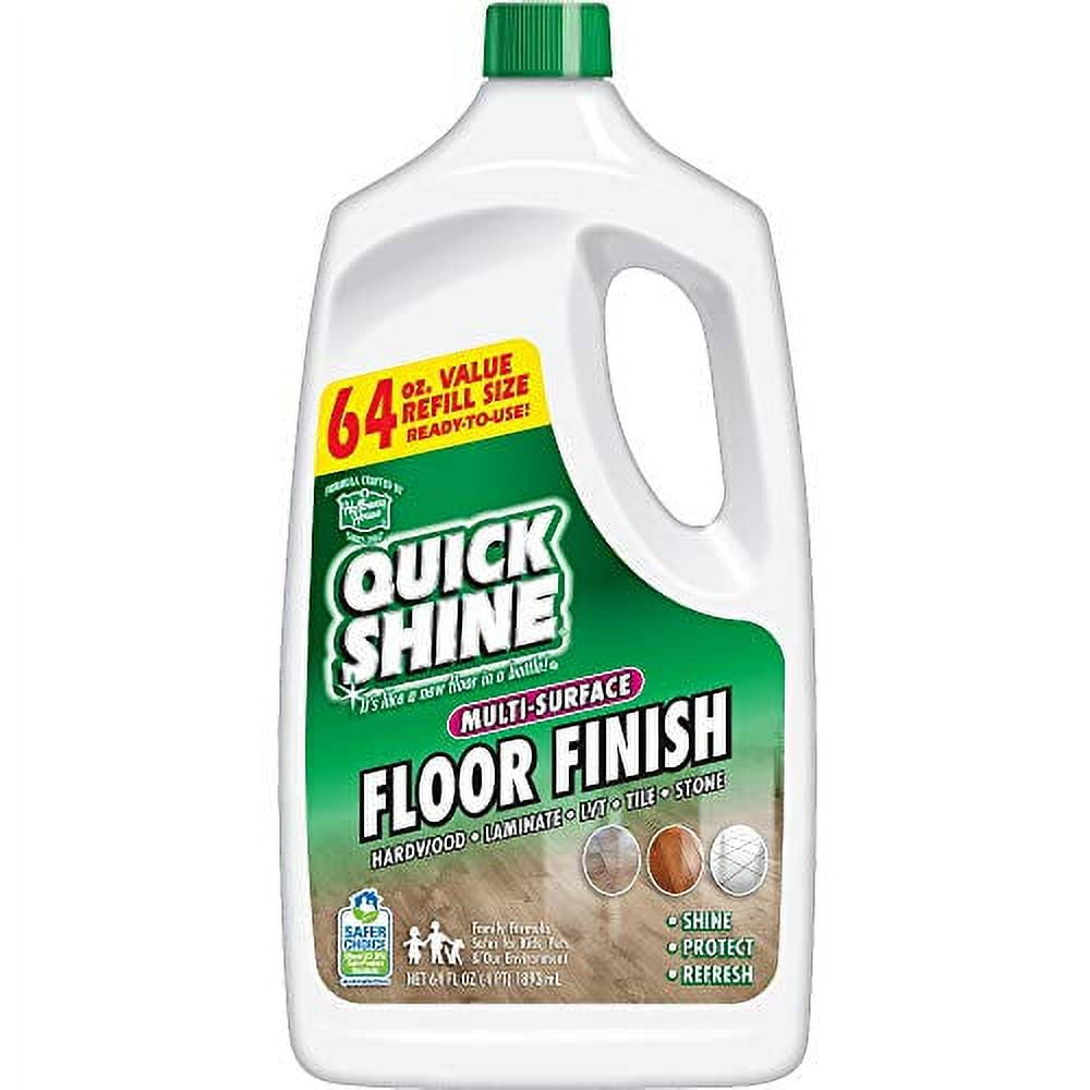 Quick Shine Multi-Surface Floor Finish and Polish 64 oz. Refill Bottle