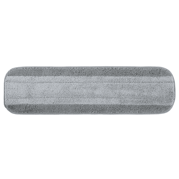 Quick Shine Wet + Dry Pad | Dual-Zone Grey Microfiber Pad Ideal for Wet & Dry Cleaning | Enhanced Absorbency | Reusable, Washable & Safe for All Hard Surface Floors