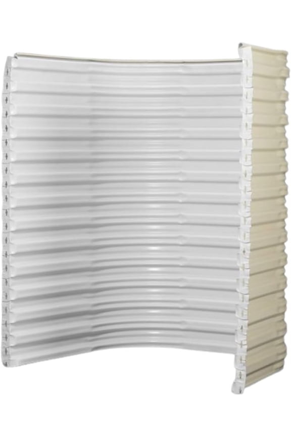 Quick-Ship Tuffwell Metal Heavy-Duty Window Well (White, 49" W x 36" P x 72" D)
