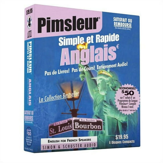 Quick & Simple: Pimsleur English for French Speakers Quick & Simple Course - Level 1 Lessons 1-8 CD : Learn to Speak and Understand English for French with Pimsleur Language Programs (Series #1) (Edition 1) (CD-Audio)