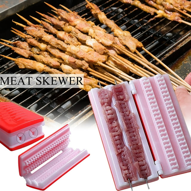 Quick Skewer Easy Barbecue Kebab Maker Meat Skewer Machine BBQ Grill