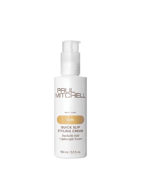 Quick Slip Styling Cream, Frizz Control, Touchable Hold, For Curly + Wavy Hair, 5.1 fl. oz