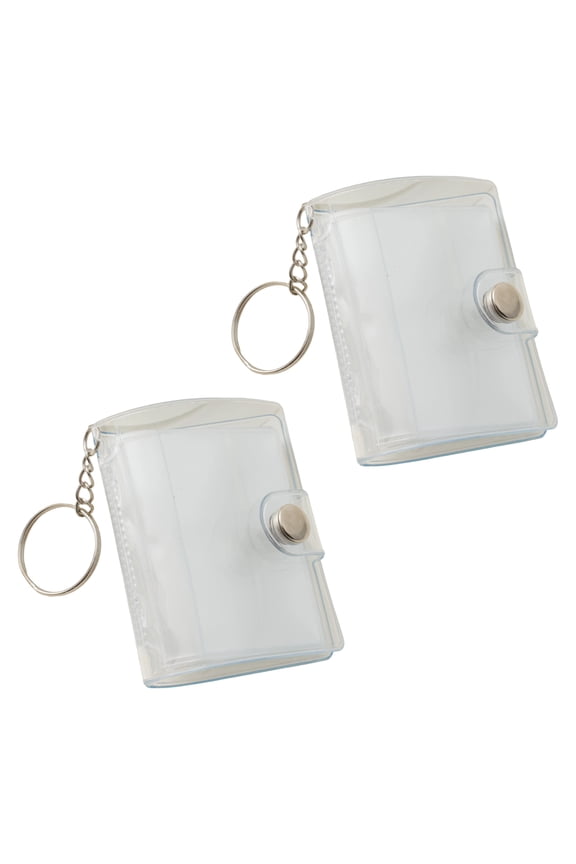 Quick Sort 2Inch Photo Holder Holds 20 Photos PVC Keychain for Busy Days