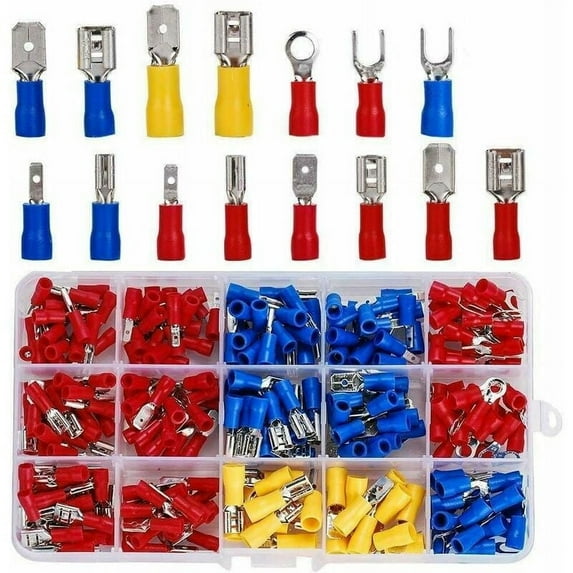 Quick Splice Wire Terminals, Insulated Crimp Connectors for Safe and Reliable Connections