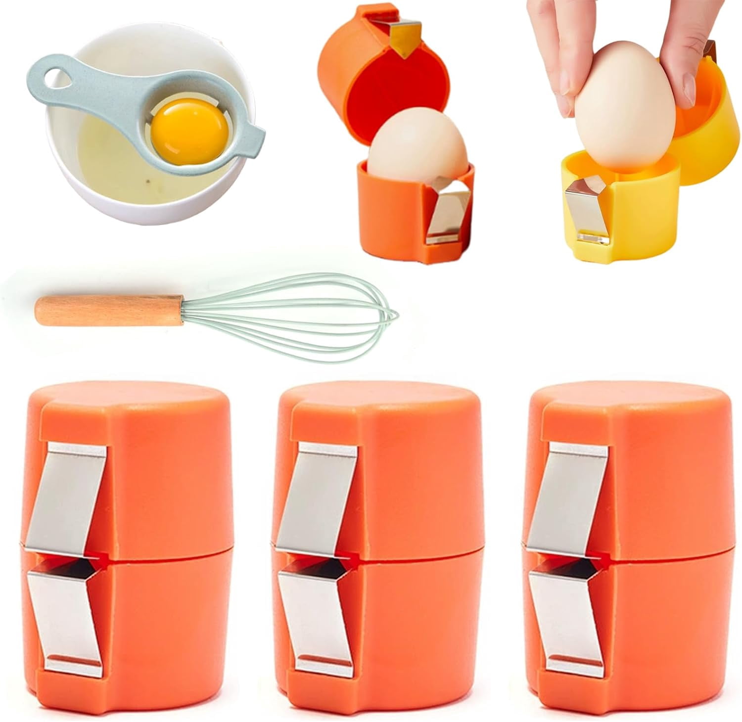 Quick Split Egg Opener, Quicksplit Stainless Egg Opener & Separator，egg ...