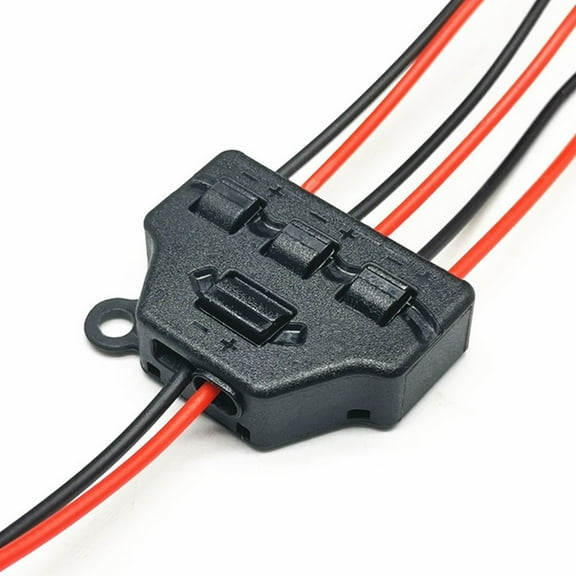 Quick Splitter Push-in Fast Wire Connector Lightweight Portable Easy to Use LED Lighting Terminal Block Wiring Cable Splitter-3