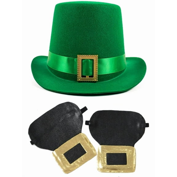 Quick St. Patrick's Day Green Leprechaun Kit Costume Accessory