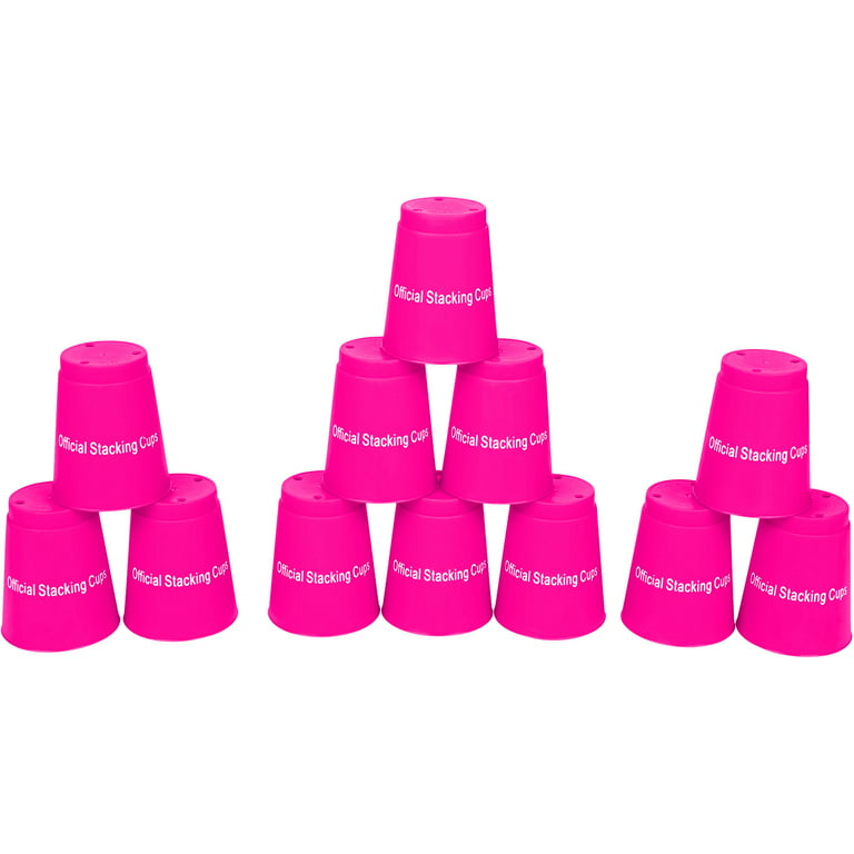 Quick Stack Cups - Speed Training Sports Stacking Cups - Set of 12