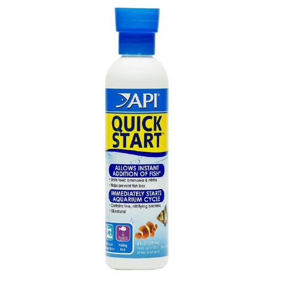 API Quick Start Nitrifying Bacteria 8 fl oz - Instantly Starts Freshwater & Saltwater Aquarium Cycle