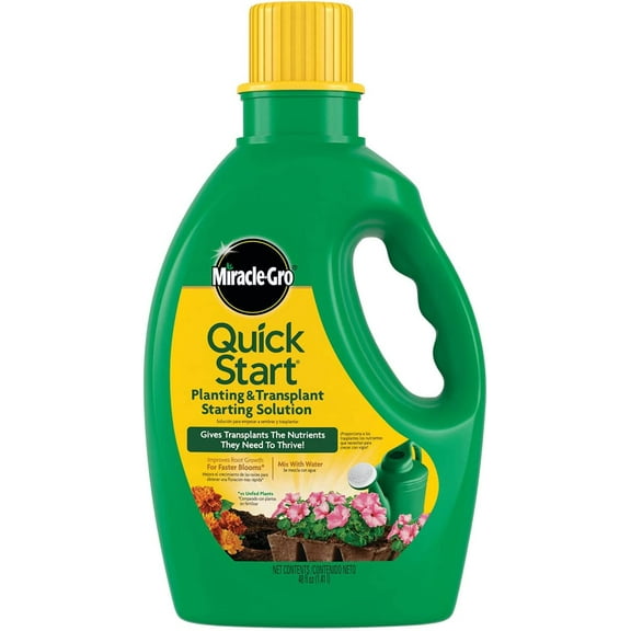 Quick Start Planting and Transplant Starting Solution - Liquid Fertilizer for Seedlings and Transplants, 48 fl. oz.