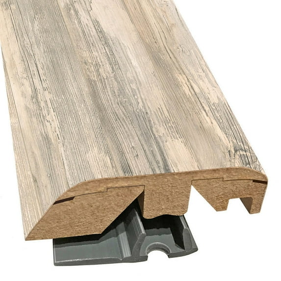 Quick-Step Performance Accessories 84.2" (2.15m) Multifunctional Molding in Color Antiqued Pine US3226 Elevae, includes track and Incizo tool