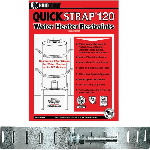 Quick Strap Water Heater Restraining Strap - Pack of 4
