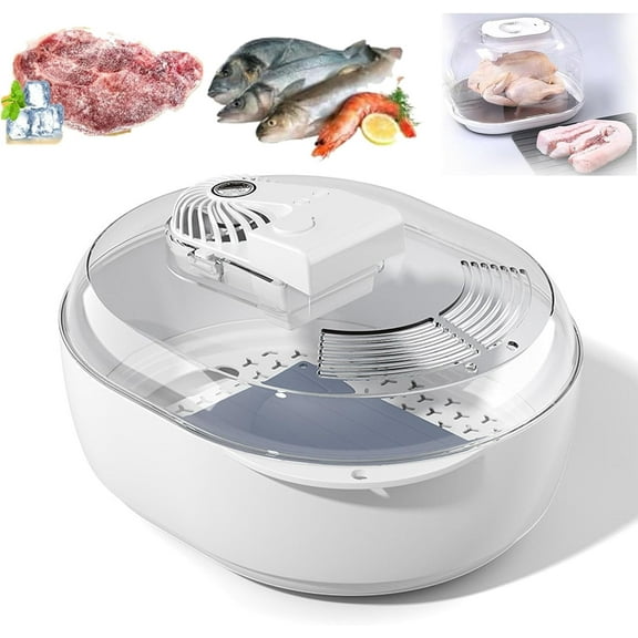 Quick Thawing Food Defroster, Quick Food Defroster, 2024 Upgraded Quick Thawing Defrosting Tray, Defrosting Tray For Frozen Meat, 6 In 1 Defrosting Tray For Frozen Meat Rapid (4 in 1)