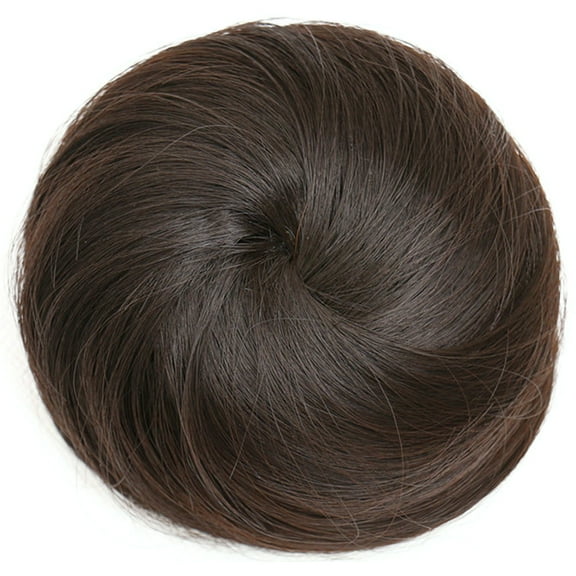 Quick Volumes Hair Bun Hair Extensions With Pull String Design For Full Buns In Seconds