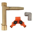 thumbnail image 1 of Quick Water Intake Valve Key G1 Male Thread Brass Quick Coupler Valve Hose For Underground Irrigation, 1 of 5