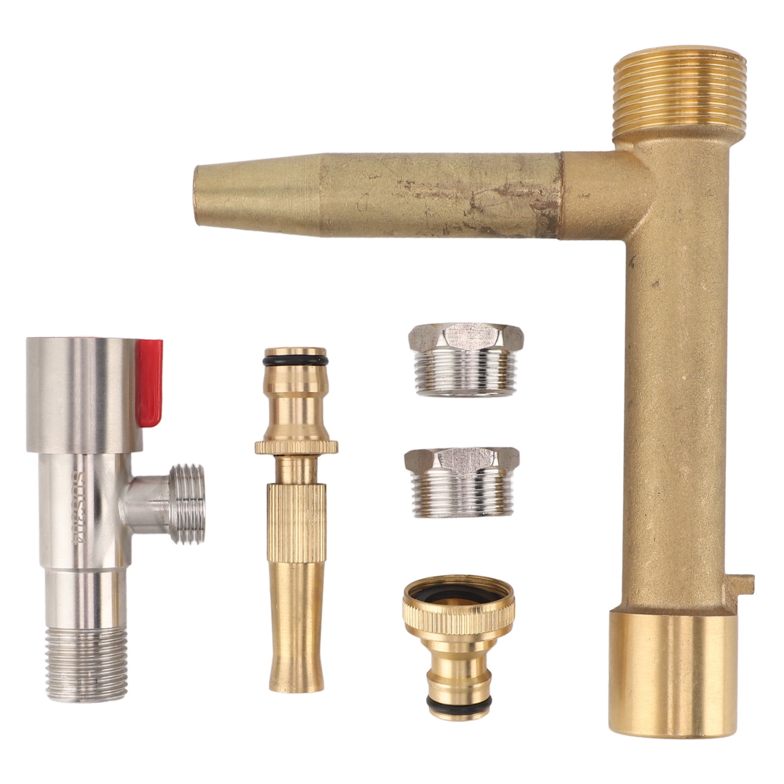 Quick Water Intake Valve Key G1 Thread Brass Quick Coupler Valve Hose ...