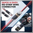 thumbnail image 1 of Quick Wire Connector, No Stripping No Soldering Lever Nut for Electrical Wiring, Compact Wire Splice Connector for Home Auto, 1 of 7