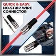 thumbnail image 1 of Quick Wire Connector, No Stripping No Soldering Electrical Terminals, Lever Nut Splice for Fast Wiring, 12-24 AWG Compact, Reusable for Home Auto & Industrial, 1 of 6