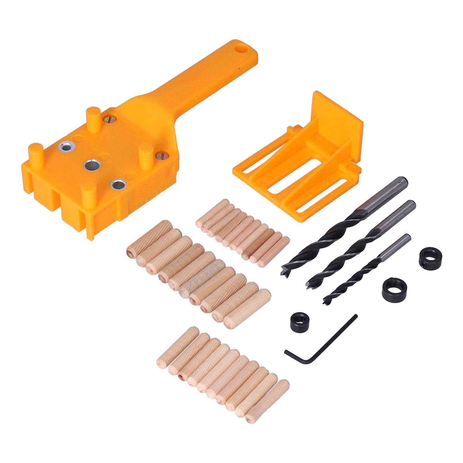 Quick Wood Doweling Jigs Abs Self Centering Wear Handheld Dowel Jig Kit For Woodworking