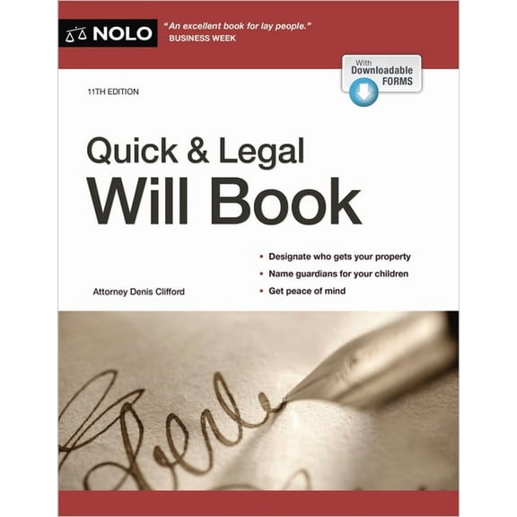 Quick & Legal Will Book, (Paperback)