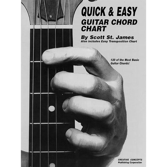 Quick and Easy Guitar Chord Chart, (Paperback)