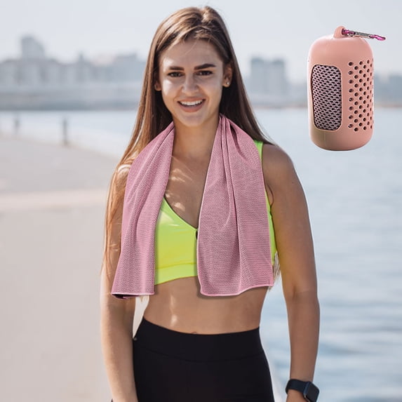 Quick-dry Ice Silk Fitness Towels, Lightweight Outdoor Sports Towels, Modern Minimalist Style, Ultra-absorbent Sweat Removal, Summer Beach Camping Hiking, Yoga Gym Workouts Swimming,