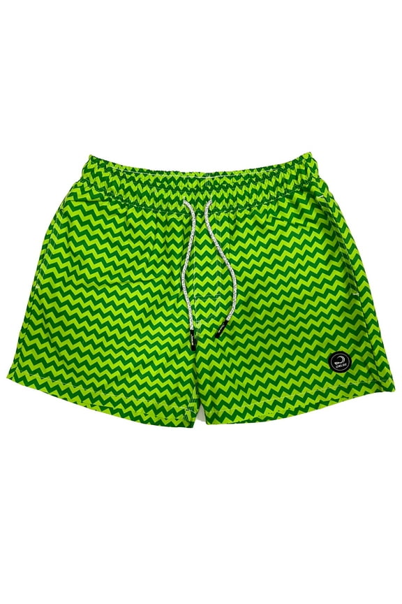 Quick dry & soft men swim trunks elastic waist men beach shorts 4 inches inseam length