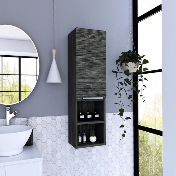 Quick - reach and organized storage - Keep essentials handy with two external and interior shelves