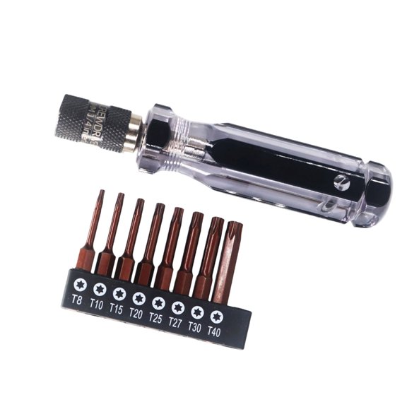 Quick to Change Double Head Screwdriver Bit 6.35mm Hexagonal Holder Screwdriver Handle Selves Locking Design
