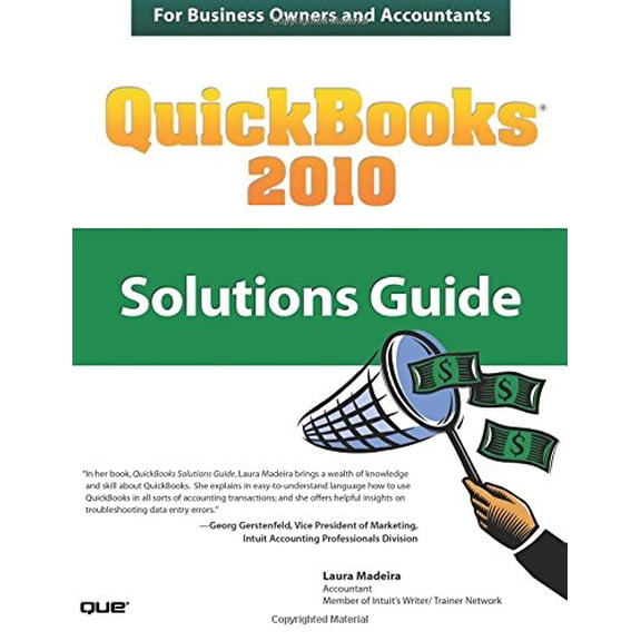 Pre-Owned QuickBooks 2010 Solutions Guide for Business Owners and Accountants (Paperback) 0789743221 9780789743220