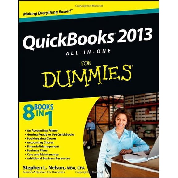 Pre-Owned QuickBooks 2013 All-in-One For Dummies (Paperback) 111835639X 9781118356395