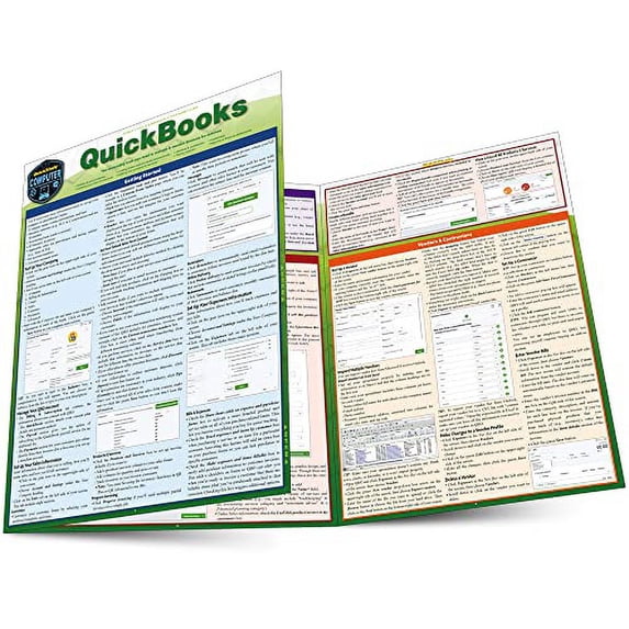 Pre-Owned QuickBooks: A Quickstudy Laminated Reference Guide (Quickstudy Reference Guide) Paperback