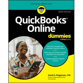 QuickBooks Online for Dummies, 2026 Edition, (Paperback)