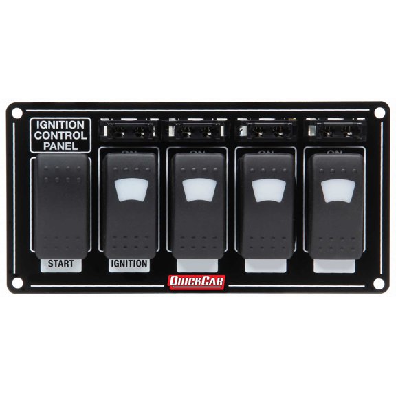 Ignition Panel w/ Rocker Switches Fuses & Lights