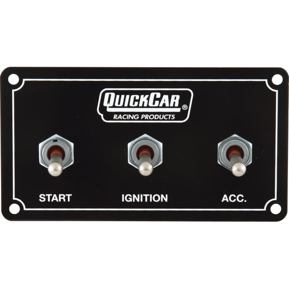 QuickCar Racing Products 50-720 Extreme Series Weatherproof Aircraft Grade Ignition Switch Panel