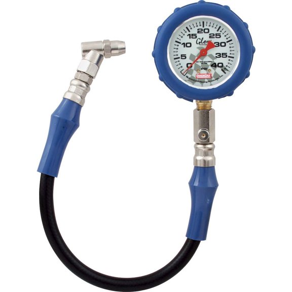 Quickcar Racing Products Tire Gauge 40 PSI Glo Gauge