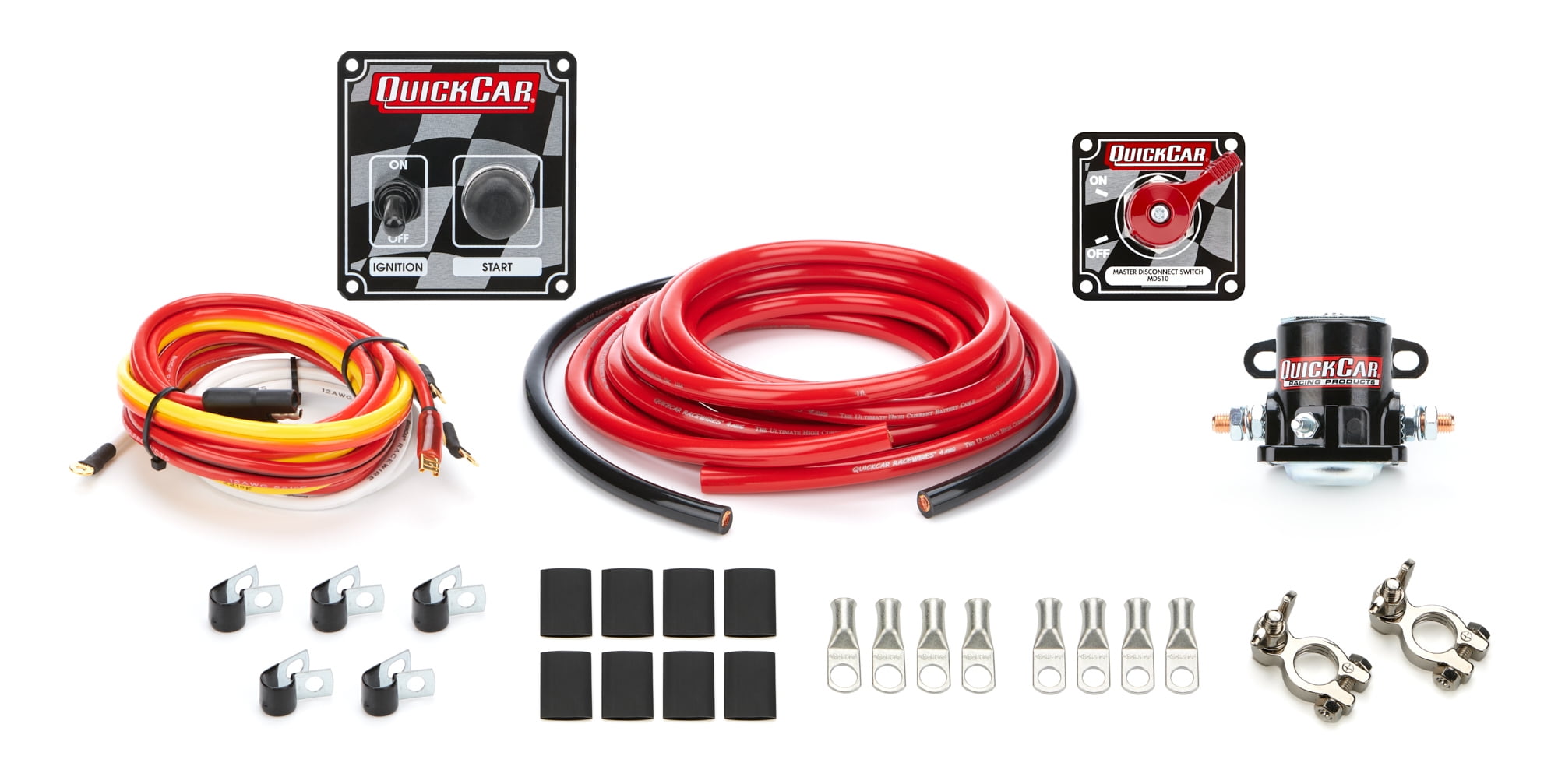 QuickCar Wiring Kit 4 Gauge w/o Disconnect w/50-102 Ign QuickCar Wiring Kit 4 Gauge w/o Disconnect w/50-102 Ign