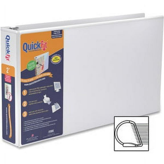 QuickFit D-ring Ledger Binder