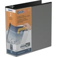 thumbnail image 1 of QuickFit® View 3-Ring Binder, 3" Round Rings, Black, 1 of 2