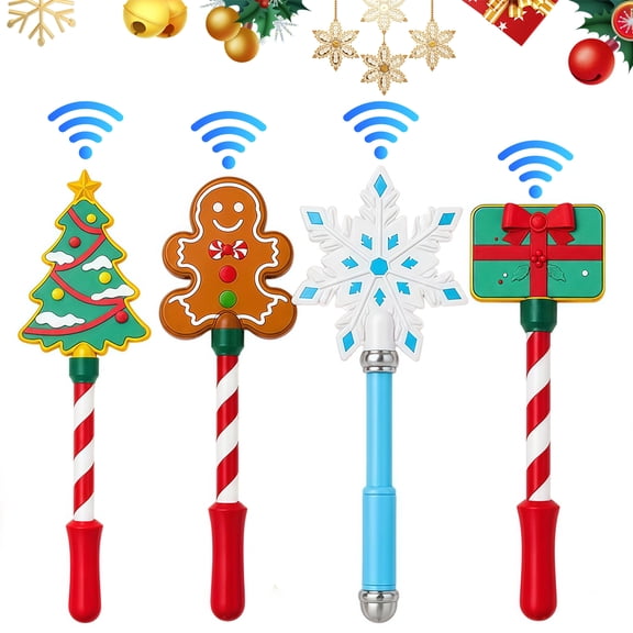 QuickGo 3D Printed Christmas Contactless Payment Wand, Tap to Pay Credit Card Holder Stick, Fun Candy Cane Card Extension Prop, Holiday Gadget for Checkout Christmas Gift