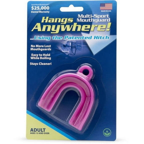 QuickHitch Multi-Sport MouthGuard, Hangs Anywhere