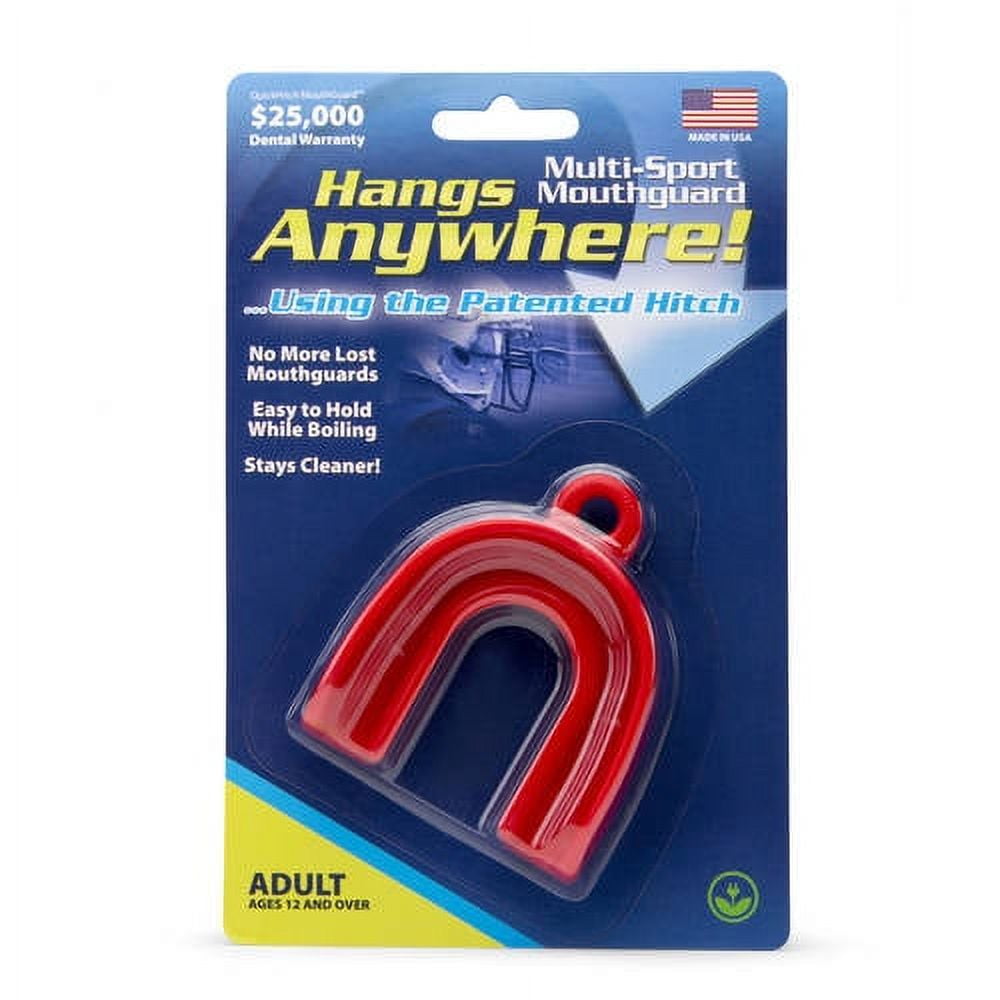 QuickHitch MultiSport MouthGuard, Hangs Anywhere