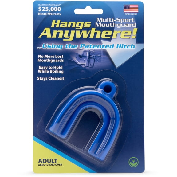 QuickHitch Multi-Sport MouthGuard, Hangs Anywhere